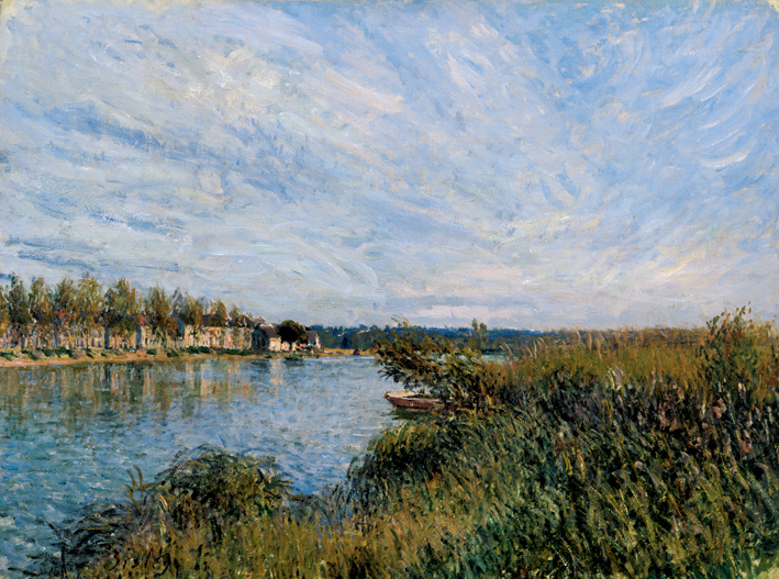  阿尔弗莱德·西斯莱 Alfred Sisley——卢万河畔的风光 (6)